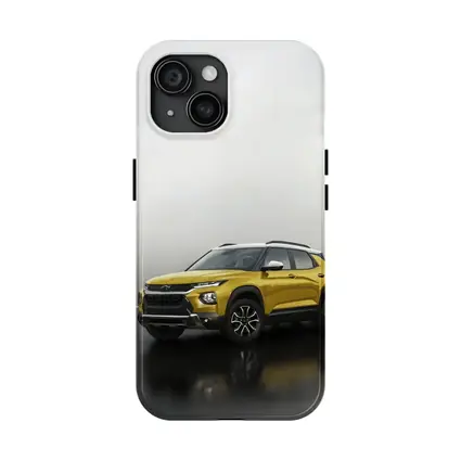 Chevrolet Trailblazer Yellow SUV Studio Shot