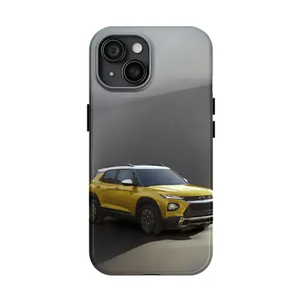 Chevrolet Trailblazer Yellow SUV Studio Shot