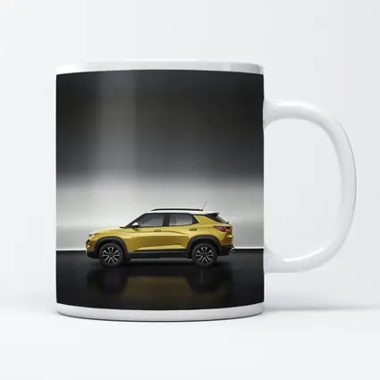 Chevrolet Trailblazer Yellow SUV Studio Shot