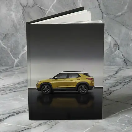 Chevrolet Trailblazer Yellow SUV Studio Shot