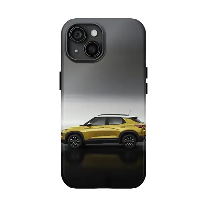 Chevrolet Trailblazer Yellow SUV Studio Shot
