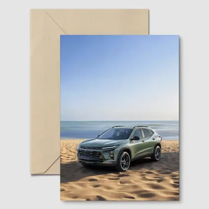 Chevrolet Trax Green SUV Beach Setting