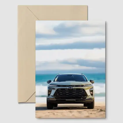 Chevrolet Trax SUV Parked on Sandy Beach