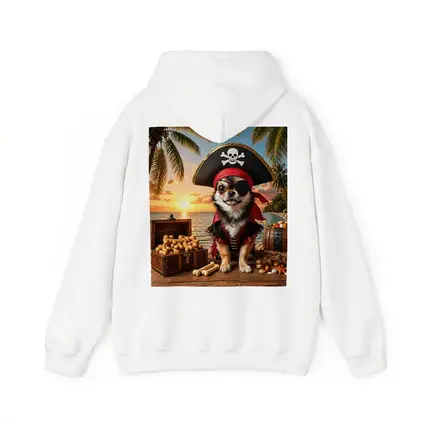 Chihuahua Pirate Dog Tropical Beach Sunset
