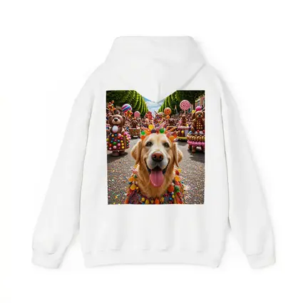 Golden Retriever Dog Candy Parade Street