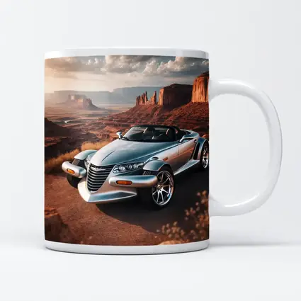 Chrysler Prowler Roadster Desert Canyon Landscape