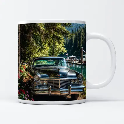 Chrysler Classic Car by Mountain Lake