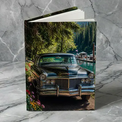 Chrysler Classic Car by Mountain Lake