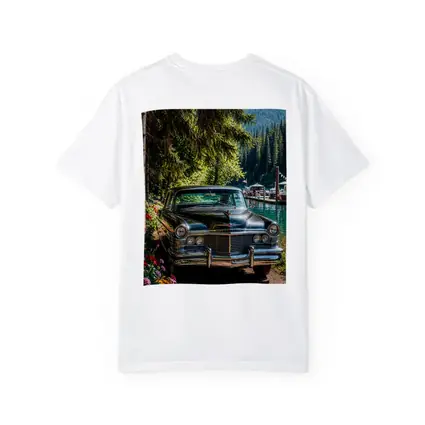 Chrysler Classic Car by Mountain Lake