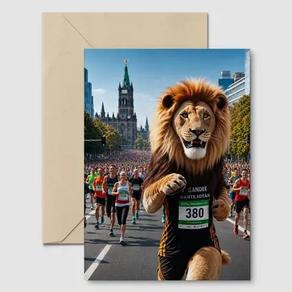 Lion Running City Marathon Street Race
