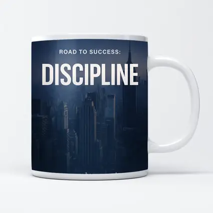 Discipline Road To Success City Skyline