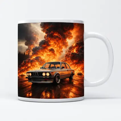 BMW E21 3 Series Fire Explosion Scene