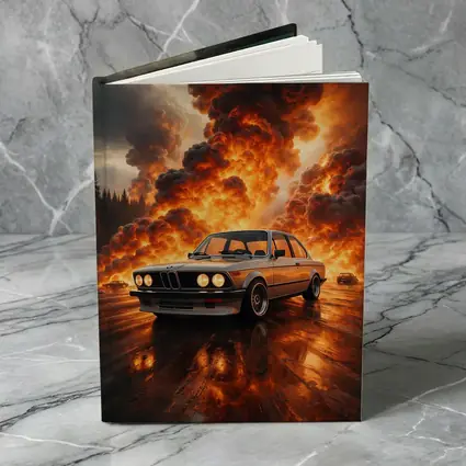 BMW E21 3 Series Fire Explosion Scene