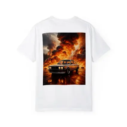 BMW E21 3 Series Fire Explosion Scene