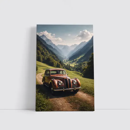 Classic BMW Vintage Car Alpine Valley
