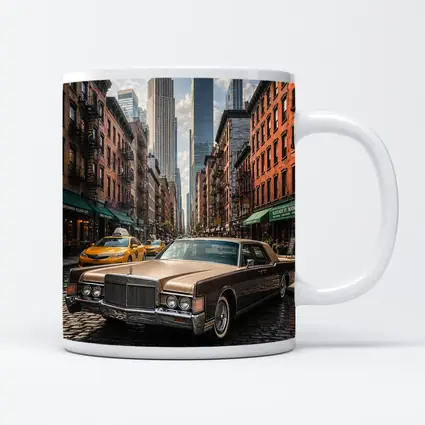 Classic Lincoln Continental New York City Street
