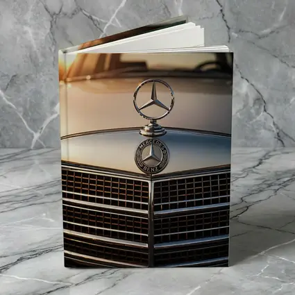 Mercedes Benz Classic Hood Star Sunset