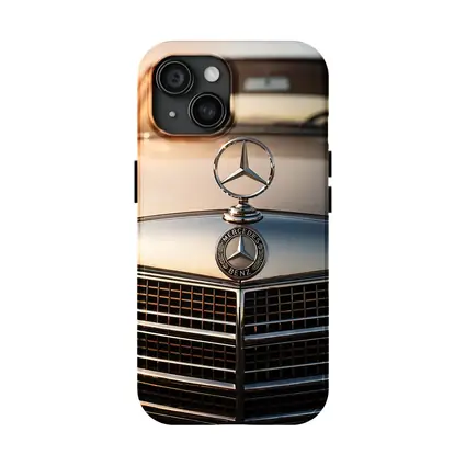Mercedes Benz Classic Hood Star Sunset