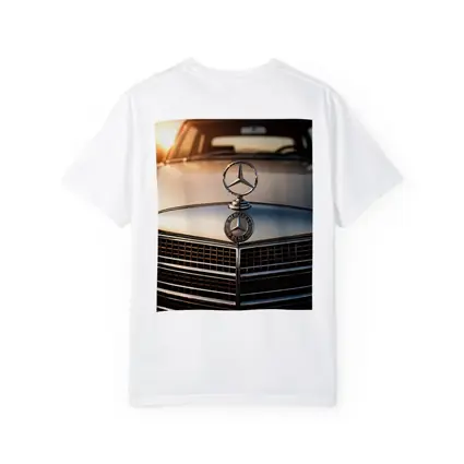 Mercedes Benz Classic Hood Star Sunset