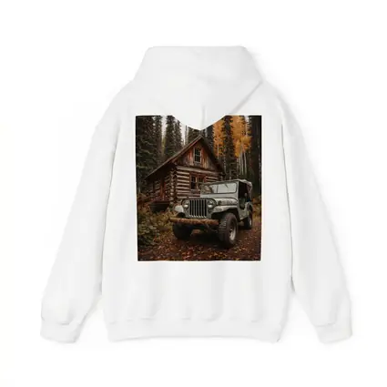Classic Jeep CJ Log Cabin Forest
