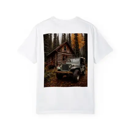 Classic Jeep CJ Log Cabin Forest