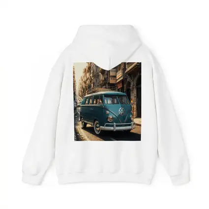 Volkswagen Beetle Bus On City Street