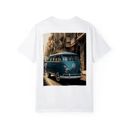 Volkswagen Beetle Bus On City Street