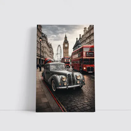 Classic Vintage BMW London Big Ben Street