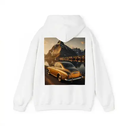 Classic Volvo Gold Car Norway Mountains