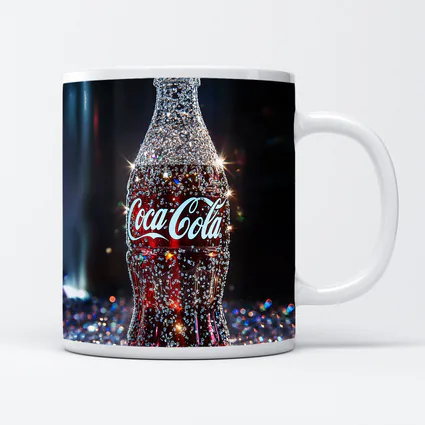 Coca Cola Bottle Diamond Crystal Dark Background