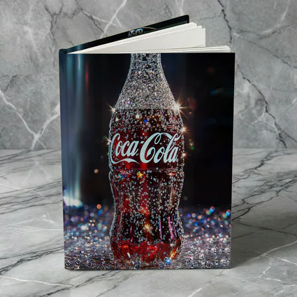 Coca Cola Bottle Diamond Crystal Dark Background
