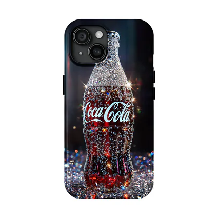 Coca Cola Bottle Diamond Crystal Dark Background