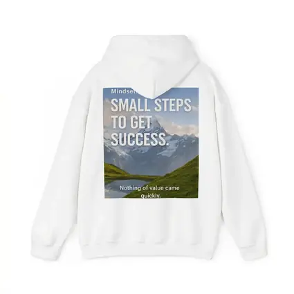 Small Steps To Success Mindset Mountain Quote