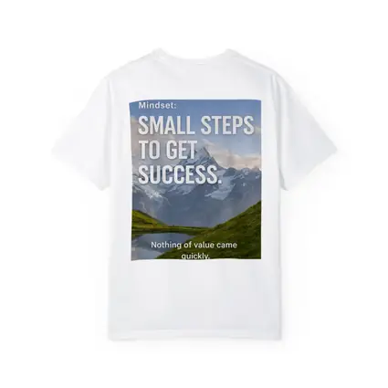 Small Steps To Success Mindset Mountain Quote