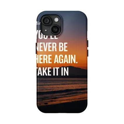 Mindset Quote Sunset Beach Motivational Print