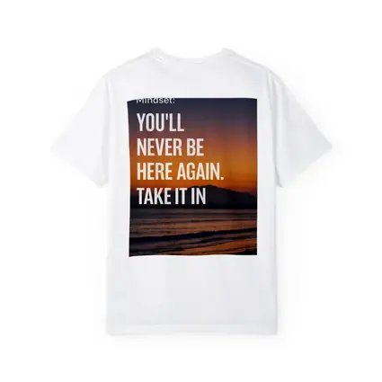 Mindset Quote Sunset Beach Motivational Print