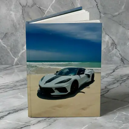 Chevrolet Corvette C8 White Beach Shore