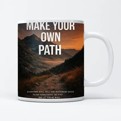 Make Your Own Path Mindset Mountain Trail