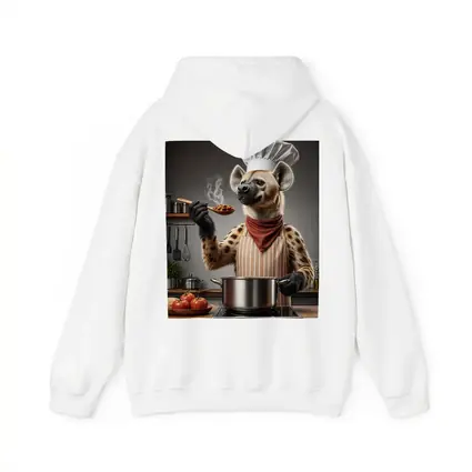 Hyena Chef Cooking in Kitchen Funny