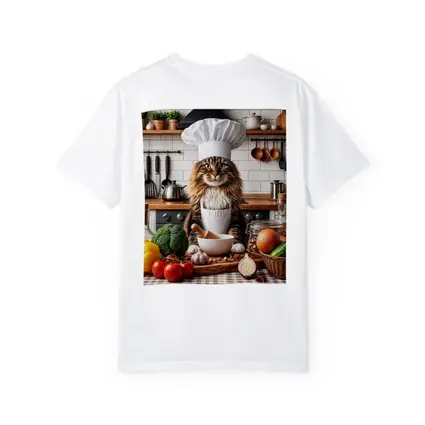 Maine Coon Cat Chef in Kitchen