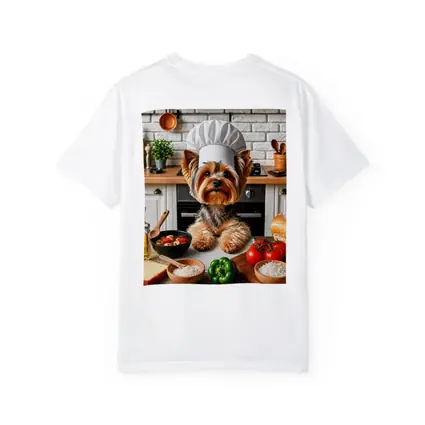 Yorkshire Terrier Chef Hat Kitchen Cooking