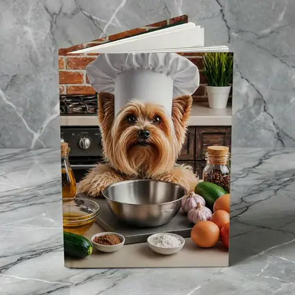 Yorkshire Terrier Chef Hat Kitchen Cooking