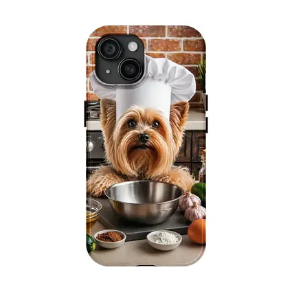 Yorkshire Terrier Chef Hat Kitchen Cooking