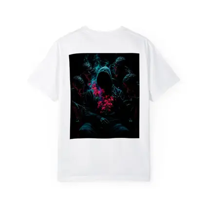Hooded Figure Roses Dark Creatures Surreal
