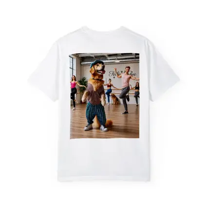 Golden Retriever Dancing in Dance Studio