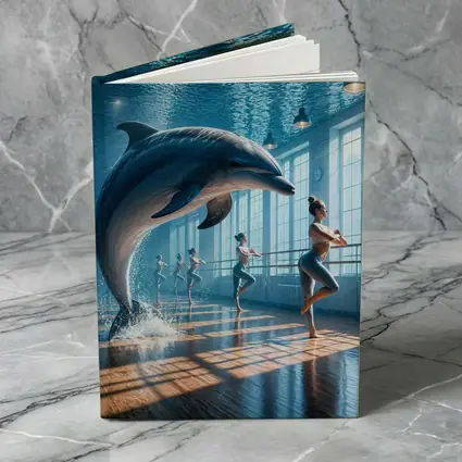 Dolphin Leaping In Ballet Dance Studio