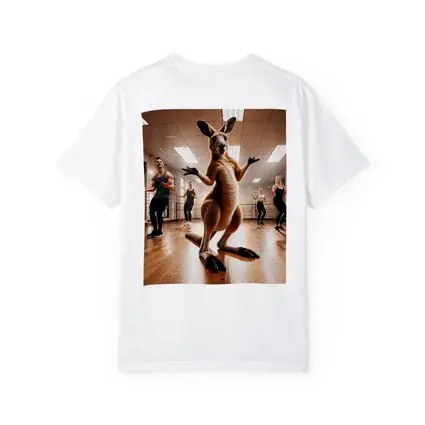 Kangaroo Dancing With People In Studio