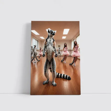 Ring Tailed Lemur Dancing Ballet Studio
