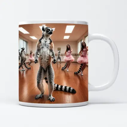 Ring Tailed Lemur Dancing Ballet Studio