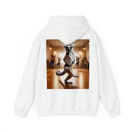 Ring Tailed Lemur Dancing In Yoga Studio